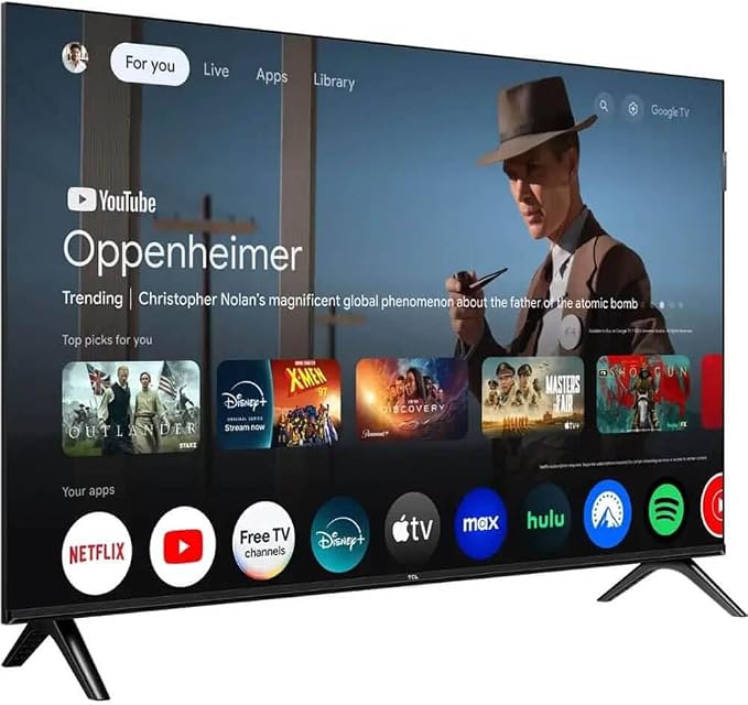TCL 32Q3KKIT1 32 inch Q3K Series 1080P FHD QLED Smart TV Bundle HDR10, Google TV, Bluetooth Audio, Bezel-Le - Image 7