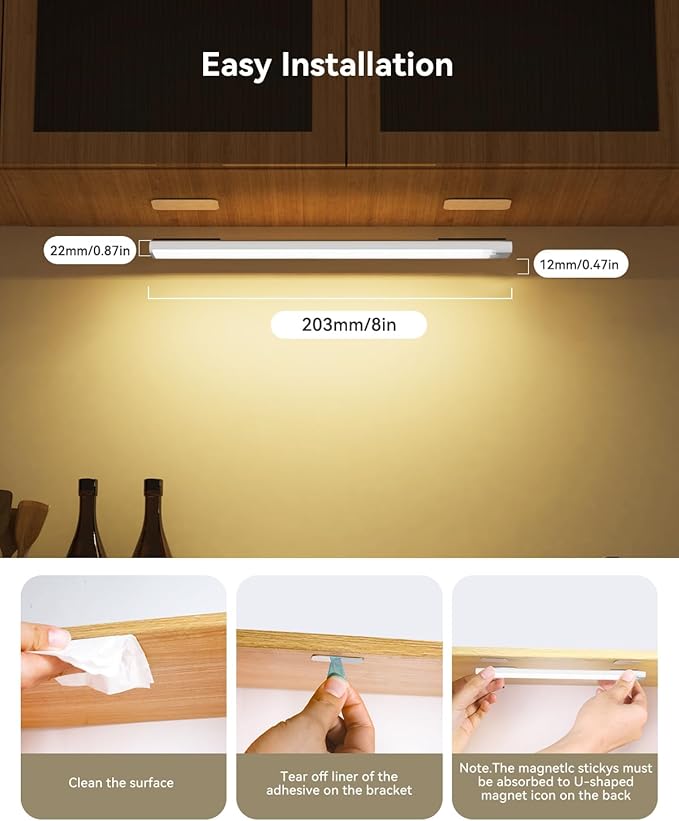 6-Pack Under Cabinet Lighting - Image 2