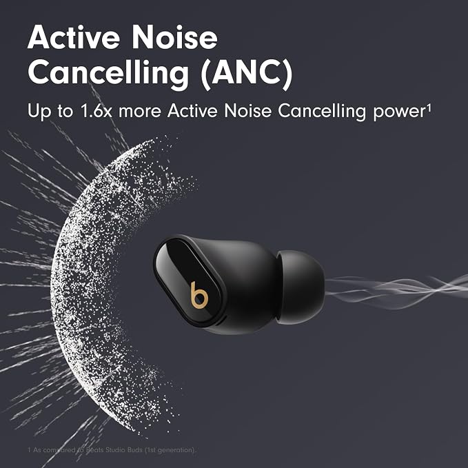 Beats Studio Buds + - Black / Gold with AppleCare+ (2 Years) - Image 3