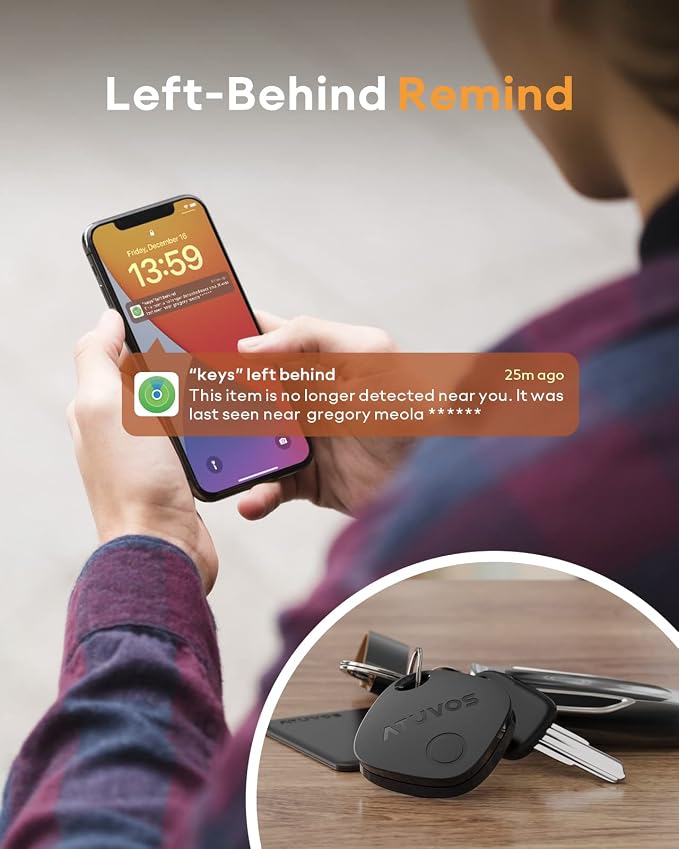 ATUVOS Air Tracker Tags-3 Pack, Keys Finder and Item Locator Track Your Keys - Image 4