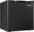 EUHOMY 1.7 Cu.Ft Mini Fridge, Reversible Single Door Compact Refrigerator, Adjustable Thermostat, Energy Saving, Mini Fridge for Bedroom, Office, Dorm, Black by EUHOMY