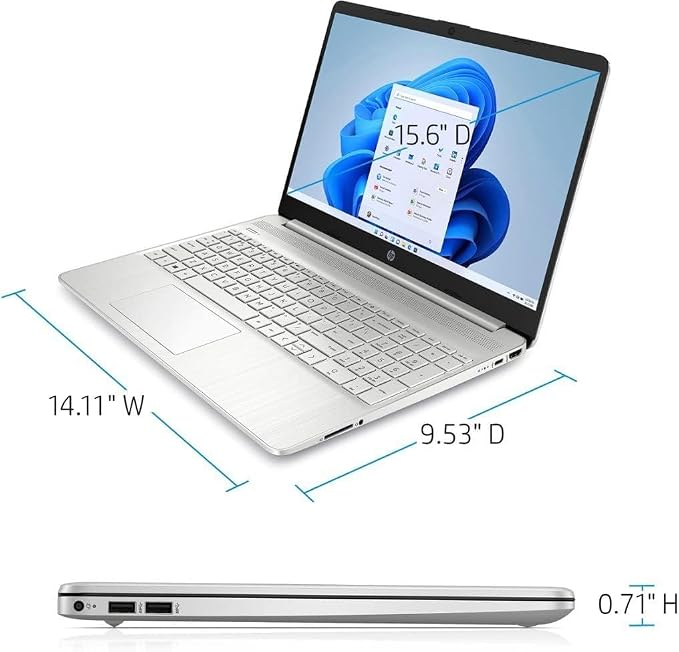 HP 15.6" Touchscreen Flagship HD Laptop for Business, Intel i3-1115G4 up to 4.1GHz (Beat i5-1035G4), 8GB RAM, 512GB NVMe SSD, Fast Charge, Numpad, Bluetooth, Wi-Fi, HDMI, Win 11 Home,w/GM Accessories - Image 5