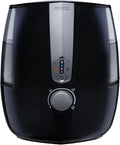 Homedics TotalComfort Plus Humidifier – Large Air Humidifiers for Bedroom, Plants – Top-Fill 5.3L Water Tank with Cool and Warm Mist, Essential Oil Pads, Colored Night-Light, Black by Homedics
