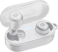 TOZO T10 Wireless Earbuds Powerful Bass Stereo Wireless Charging, APP, IPX8 | Waterproof, 55H Playtime, Ergonomic Design In Ear buds, App Customize EQ, Bluetooth 5.3 Headphones for Work, Travel, White by TOZO