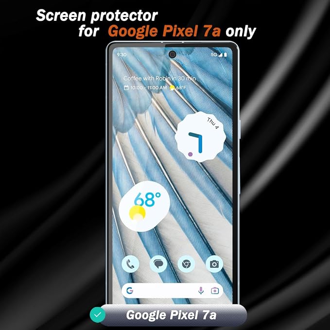 3+2 Pack Screen Protector for Google Pixel 7a Flexible TPU Film - Image 2