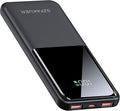 Portable Charger,Slim 10000mAh Power Bank,22.5W USB-C Fast Charging Battery Pack Compatible with iPhone 17/16/15/14/13/12 Pro Samsung Galaxy, iPad, AirPods, Android Tablets (Black) by Unknown