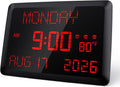Raynic Digital Clock, 11.5" Large Display Digital Calendar Clock by Raynic