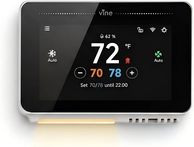 Vine Smart Thermostat for House by VINESmartHome