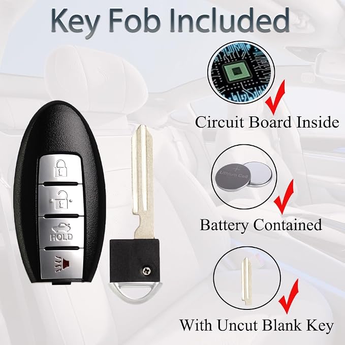 SUPALAND Key Fob Replacement Fits - Image 5