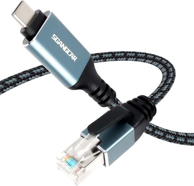 USB C to Ethernet Cable, 50 Feet Type C to Gigabit Ethernet Cable, USB C to - Image 7