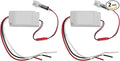 2 Pack Photocell Light Sensor Switch Dusk to Dawn Auto On Off Outdoor Lighting by Eujgoov