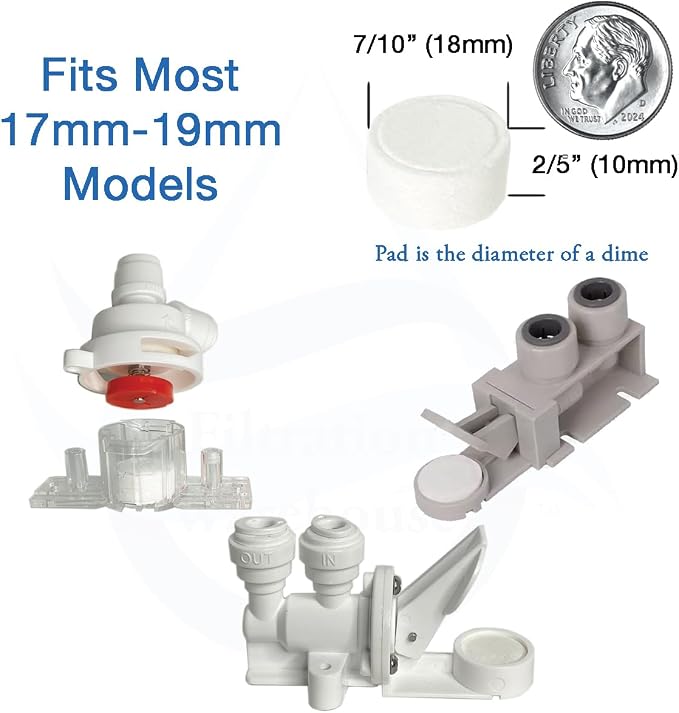 18mm 50 Pack, Leak Stop Valve Replacement Pads, US Company! Support American - Image 3