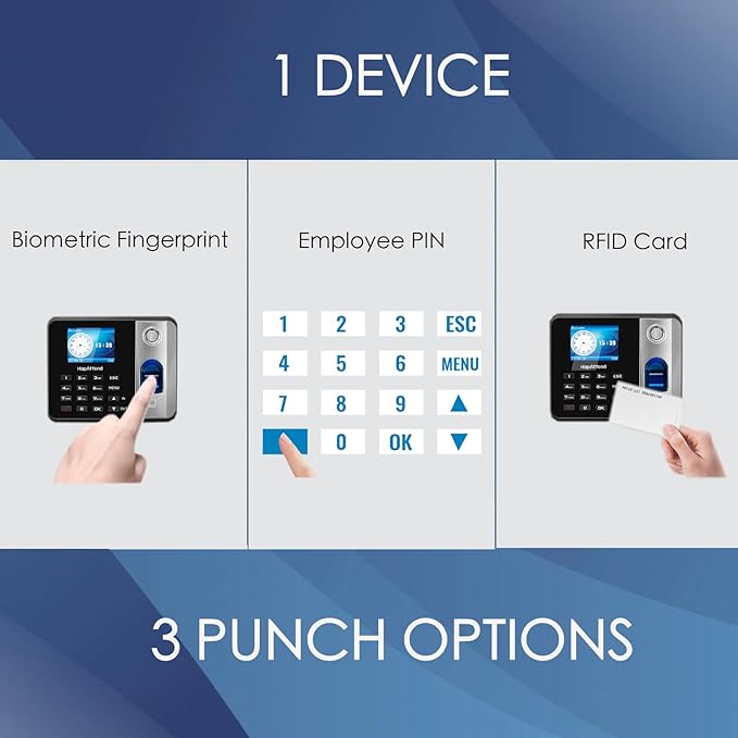 RFID Cards Compatible with Time Clock H1 H2 H3-125KHz RFID Proximity Employee - Image 6