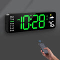 Digital Wall Clock, Digital Clock Large Display by DigitalAlarmClocks