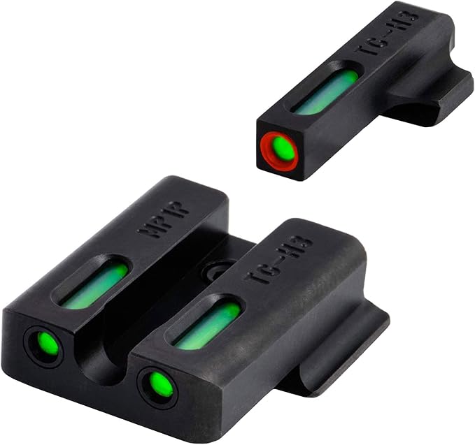 Truglo TFX PRO Handgun Sight, Glowing Shock Proof Tritium and Fiber Optic Night by TruGloInc-Sports