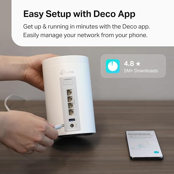 TP-Link Deco 7 Pro BE63 Tri-Band WiFi 7 BE10000 Whole Home Mesh System- - Image 7