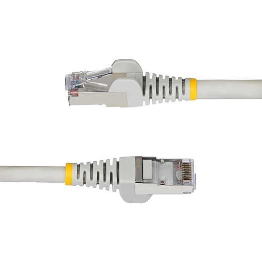 StarTech.com 25ft Gray CAT6a Ethernet Cable, Snagless RJ45, 100W PoE++ - Image 3
