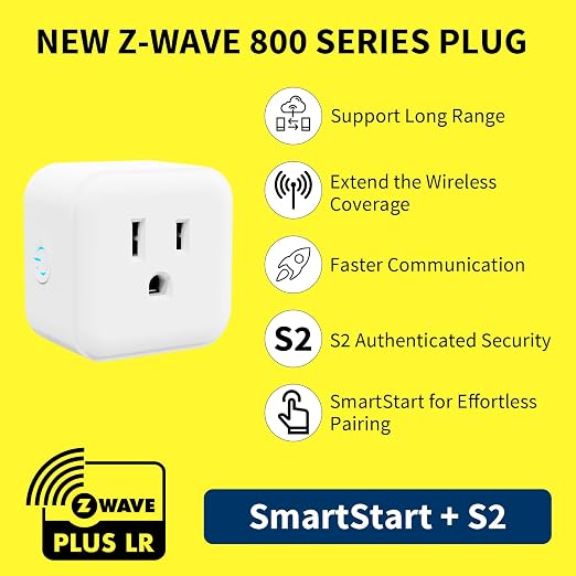 Minoston Smart Plug, 15A Mini Z-Wave 800 Series Plug-in Socket - Image 7
