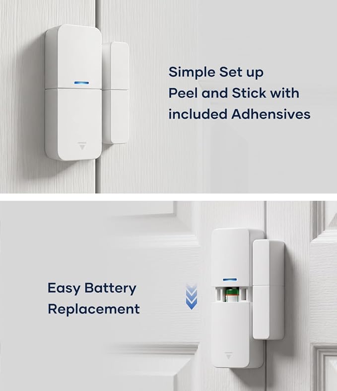 tolviviov Home Alarm System, 12 Pieces Smart Home Alarm Security System DIY No - Image 4