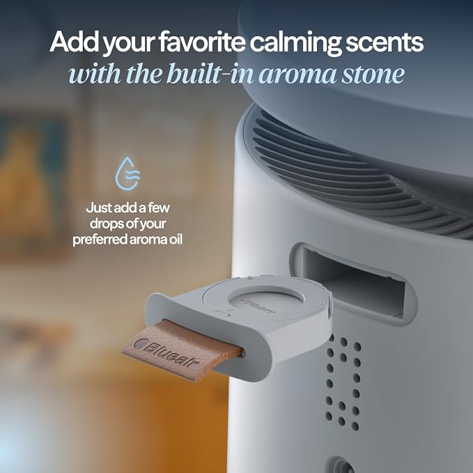 BLUEAIR Room Humidifier - DreamWell - 72Hr Top-Fill Mist-Free InvisibleMist Technology Aroma Stone for Essential Oils and Soothing Mood Lighting - Quiet Operation for Bedroom and Home Use, Grey - Image 5
