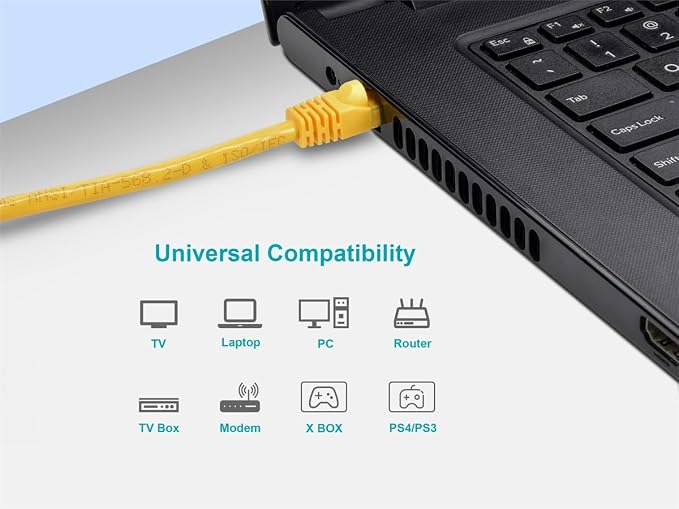 Monoprice 14FT 24AWG Cat5e 350MHz UTP Ethernet Bare Copper Network Cable - Image 6