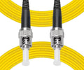 Fibergaga-20M OS2 ST to ST Fiber Patch Cable Single Mode, Length Option: by Fibergaga