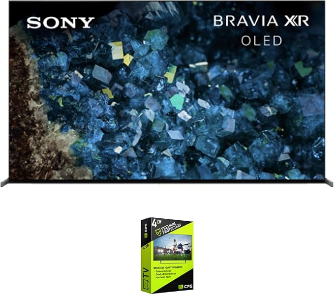 Sony XR83A80L BRAVIA XR 83 Inch A80L OLED 4K HDR Smart TV with Google TV Bundle with 4 YR CPS Enhanced Protection Pack (2023 Model) by Unknown