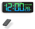 REACHER 16.5" Large Digital Wall Timer Clock by Reacher