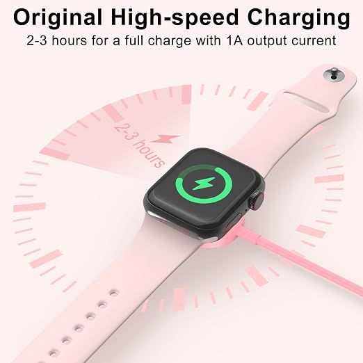 2026 Upgraded for Apple Watch Charger USB Magnetic Fast Charging Cable Portable - Image 3