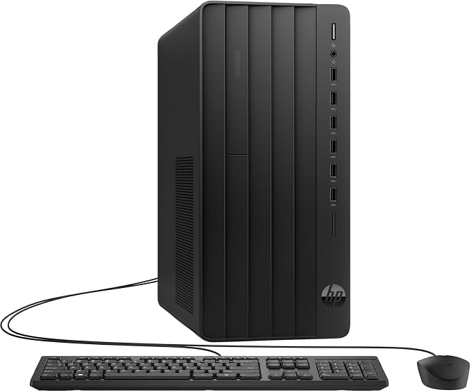HP Pro Tower 290 G9 Desktop Computer, 4-core Intel Core i3-13100 Processor, 16GB RAM, 512GB SSD, 2-Monitor Ports (HDMI + VGA), WiFi, RJ-45, Wired KB& Mouse, None Optical Drive, Windows 11 Pro - Image 3