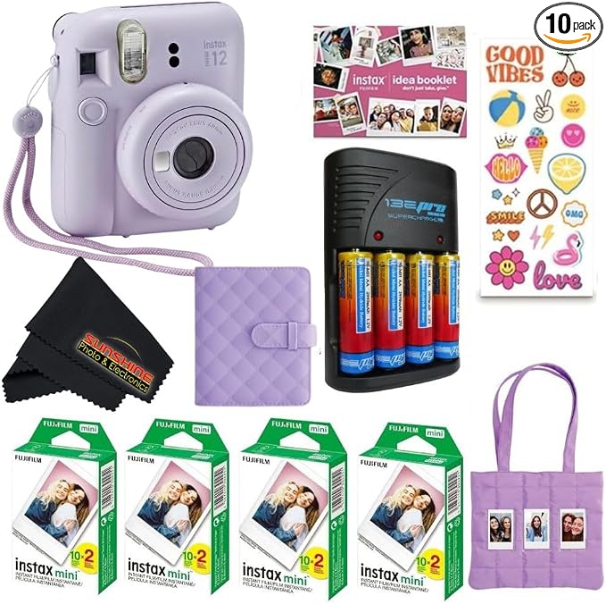 Fujifilm INSTAX MINI 12 Blue Bundle 2025) by FUJIFILM