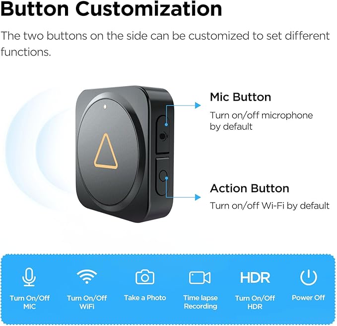 VIOFO BTR200 Wireless Bluetooth Remote Control - Image 4