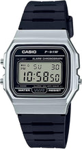 Casio F91W Series | Digital Watch | Water Resistant | LED Light | 1/100 SEC by Casio
