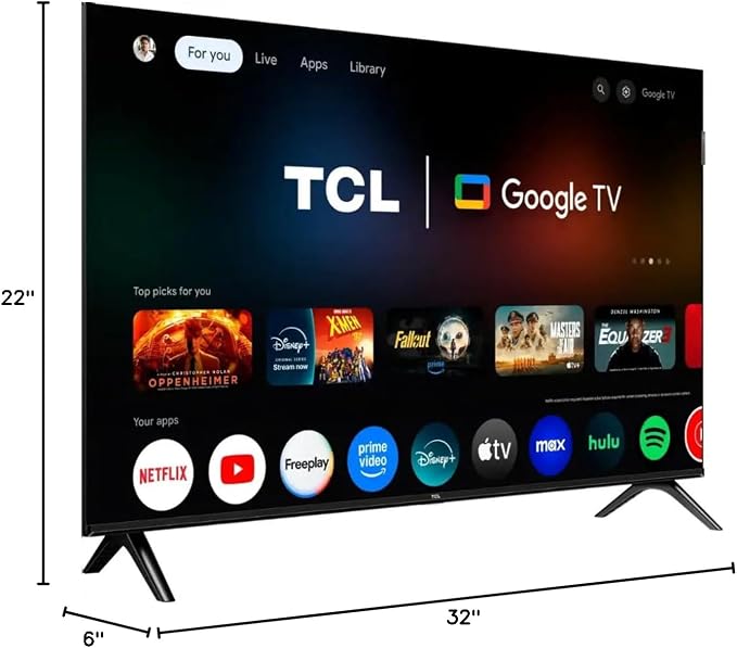TCL 32-INCH Class Q3K Series (1080p) FHD QLED Smart Google TV (2024) (Renewed) - Image 10