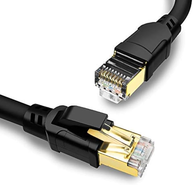 Yauhody CAT 8 Ethernet Cable 100FT, High Speed 40Gbps 2000MHz SFTP Internet by Yauhody