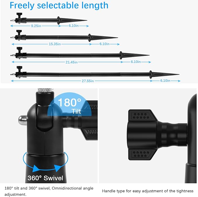 HOLACA Spike Pole Mount Ground Stake and Weatherproof Silicone Skin - Image 4