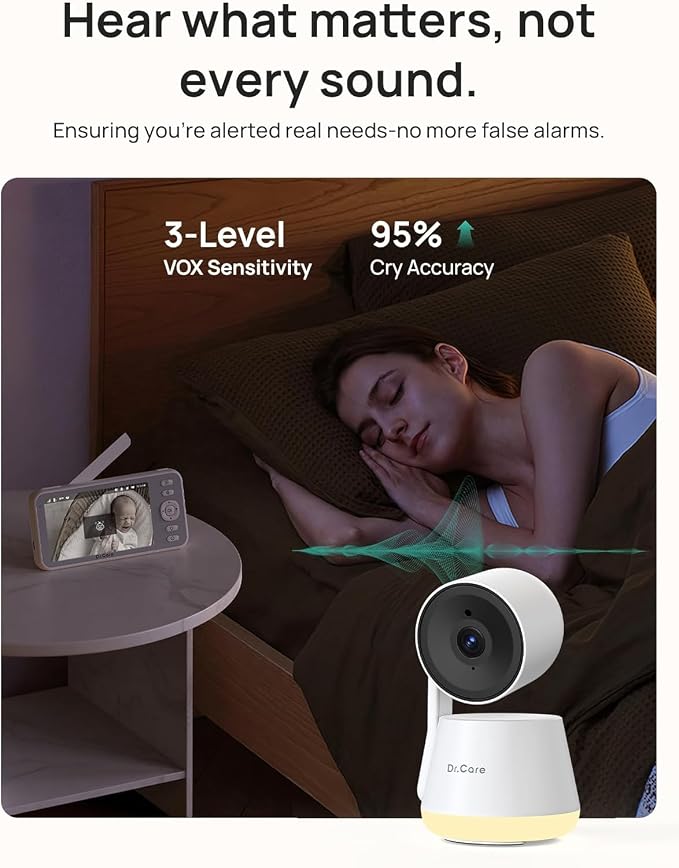 Dr.Care LumiView Smart WiFi Baby Monitor - Image 4