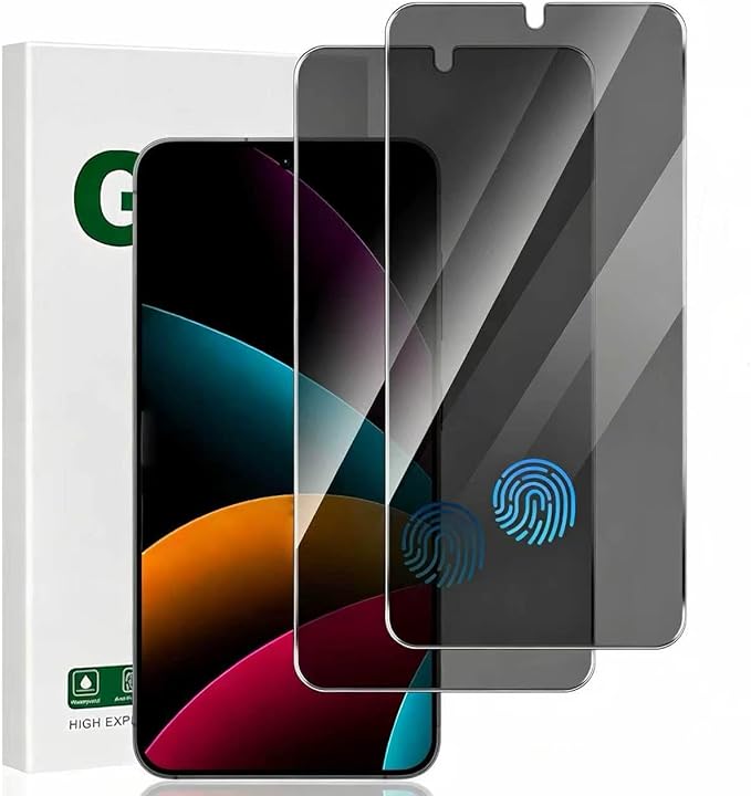 Galaxy S22 Plus Privacy Screen Protector Tempered Glass, 9H Hardness 2D Curved by Unknown