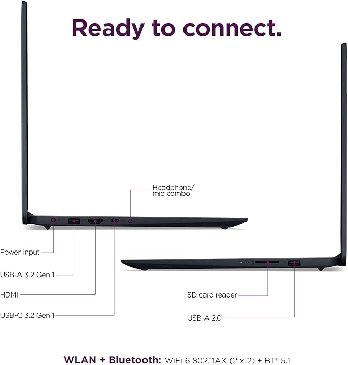 Lenovo Laptop, 15.6" FHD Touchscreen, Intel i5-1335U, 16GB RAM, 512GB SSD | up to 4.60 GHz, WiFi 6, HUB Docking Station, Long Battery Life, Windows 11 Home, 2026 Edition for Home Business - Image 6