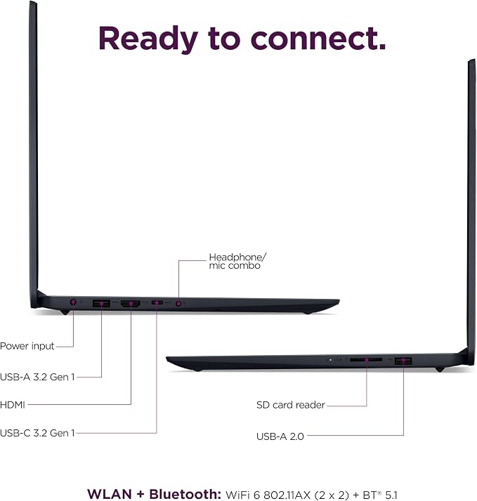 Lenovo Laptop, 15.6" FHD Touchscreen, Intel i5-1335U, 24GB RAM, 1TB SSD | up to 4.60 GHz, WiFi 6, HUB Docking Station, Long Battery Life, Windows 11 Home, 2026 Edition for Home Business - Image 6