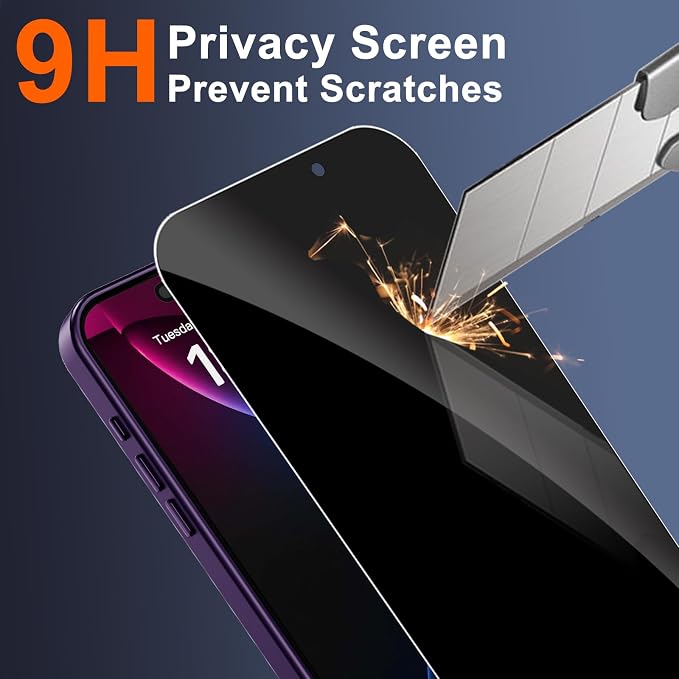 for iPhone 16 Case with Privacy Screen Protector and Camera Protection - Image 8