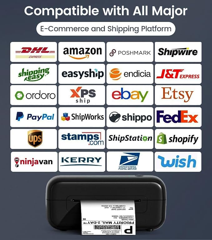 Phomemo Shipping Label Printer- 4x6 Bluetooth Thermal Address Label Printer - Image 6