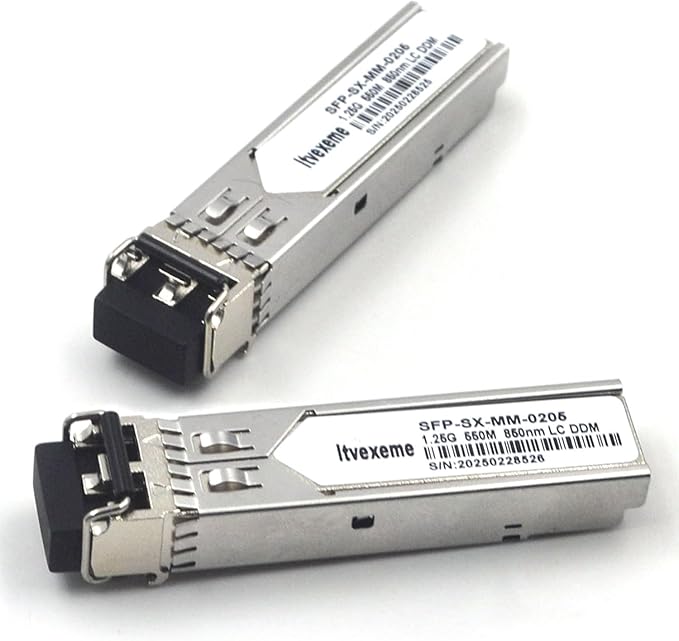 4 Pack 1.25G Multimode SFP LC Module, 1000Base-SX Gigabit Fiber Transceiver - Image 5