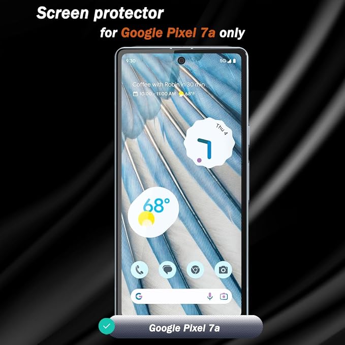 1 Pack for Google Pixel 7a Privacy Screen Protector - Image 2