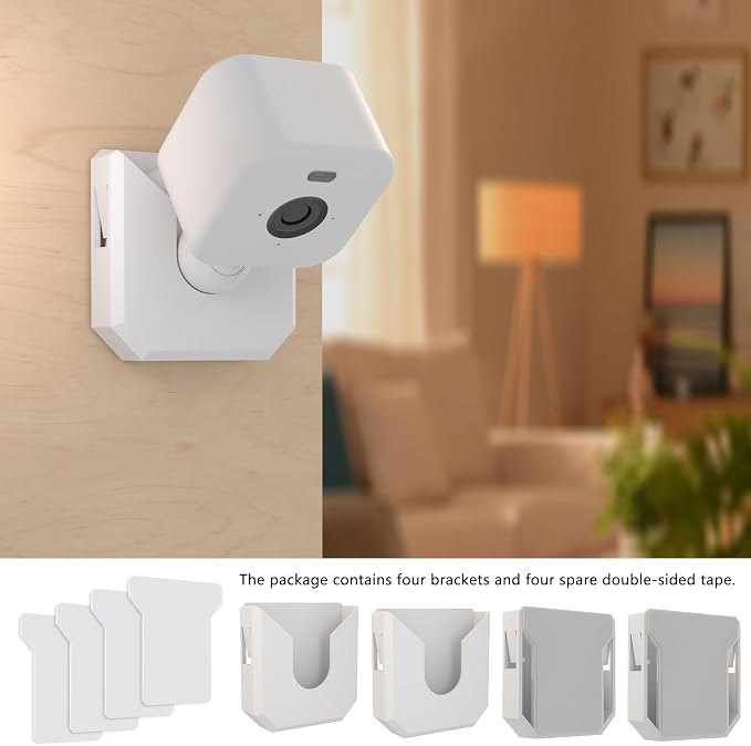 Zwolf 4 Pack Wall Mount for Blink Mini 2 Outdoor 4 Camera Blink Mini 2K+ - Image 4