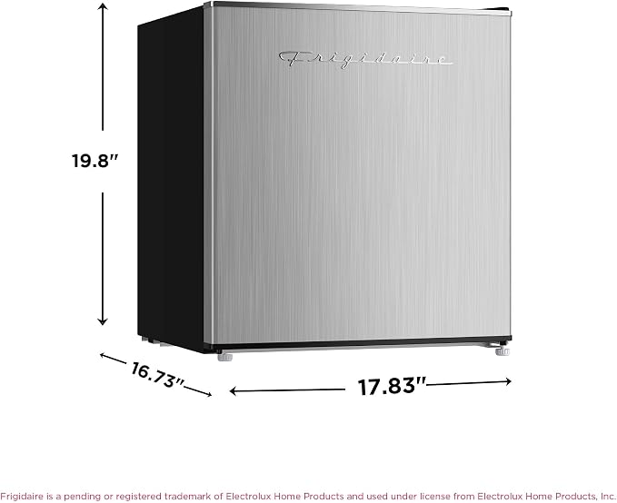 Frigidaire EFR182 1.6 cu ft Stainless Steel Mini Fridge. Perfect for Home or The Office. Platinum Series, 1.8 - Image 5