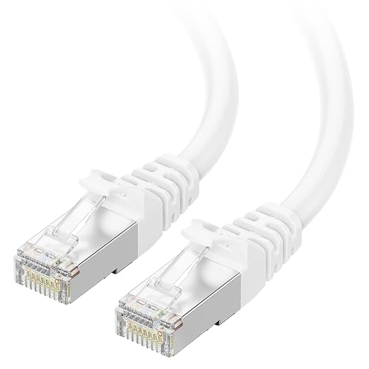 Cable Matters 10Gbps Snagless Long Shielded Cat 6A Ethernet Cable - 200ft by CableMatters