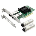 10Gtek 10Gb SFP+ NIC Network Card, Daul SFP+ Ports, 82599ES Controller by 10Gtek