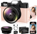 6K Digital Camera for Photography Autofocus, 64MP WiFi Vlogging Camera for by SMARTKLIK