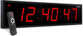 Ivation Huge Oversized 48" Large Digital LED Clock | Big Digital Clock by Ivation